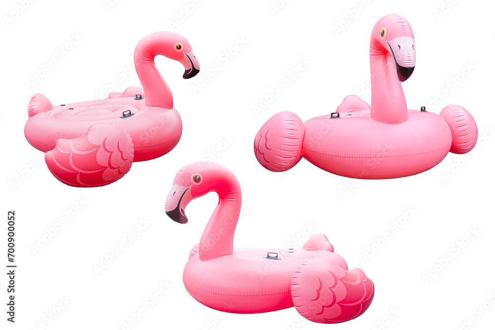 Pink pool plastic inflatable flamingo with transparent background Pink pool plastic inflatable flamingo with transparent background