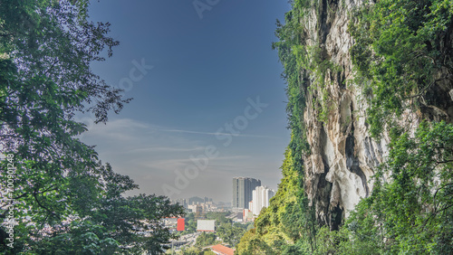 Photography View of the city from the mountain