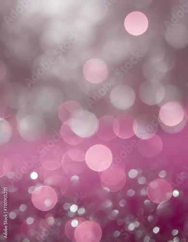 colorful pink abstract background pattern with bokeh sparkles, blurry background with copy space