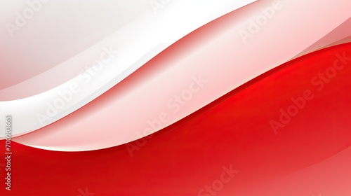 red waves on white background, abstract wave background with blurred light curved lines. Red background. red, wave, © elli_