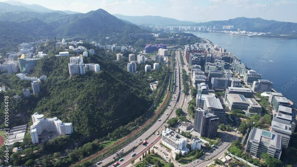 Pak Shek Kok construction project to a start-up business with science, high-tech research, and innovative development use located in Tai PO Ma Liu Shui in Shatin city Top down Pak Shek Kok construction project to a start-up business with science, high-tech research, and innovative development use located in Tai PO Ma Liu Shui in Shatin city Top down