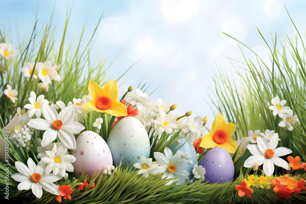 easter card, easter bunny with eggs, easter eggs and flowers, easter eggs in a basket, easter eggs and flowers on a white background, easter wall paper and background for social media easter card, easter bunny with eggs, easter eggs and flowers, easter eggs in a basket, easter eggs and flowers on a white background, easter wall paper and background for social media