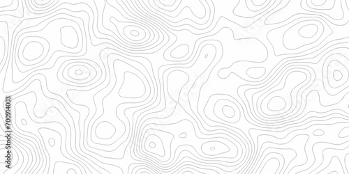 The pattern black on white contours map grid wave vector topography stylized height of the lines map. topographic map contour in lines and contours isolated on transparent. black and white line map. photo