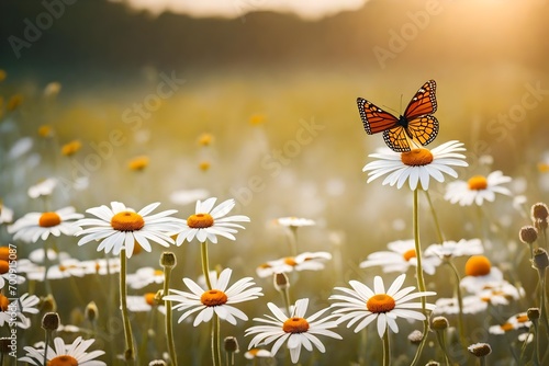 butterfly on a daisy © Aamir