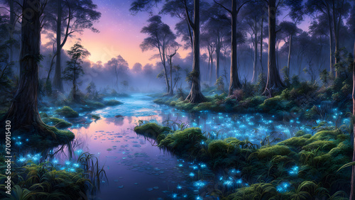 Magical nature background digital painting  © Pix Yours