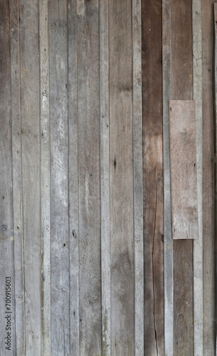 Old wood plank wall texture vertical background