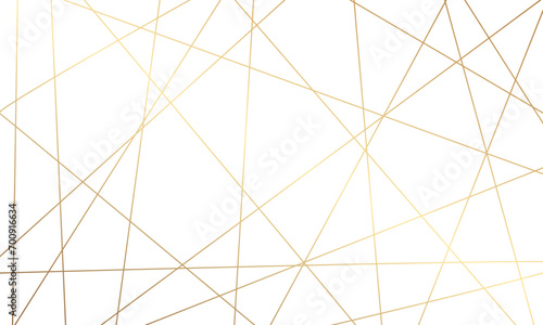 Luxury premium golden random chaotic lines abstract background. Vector, illustration. 