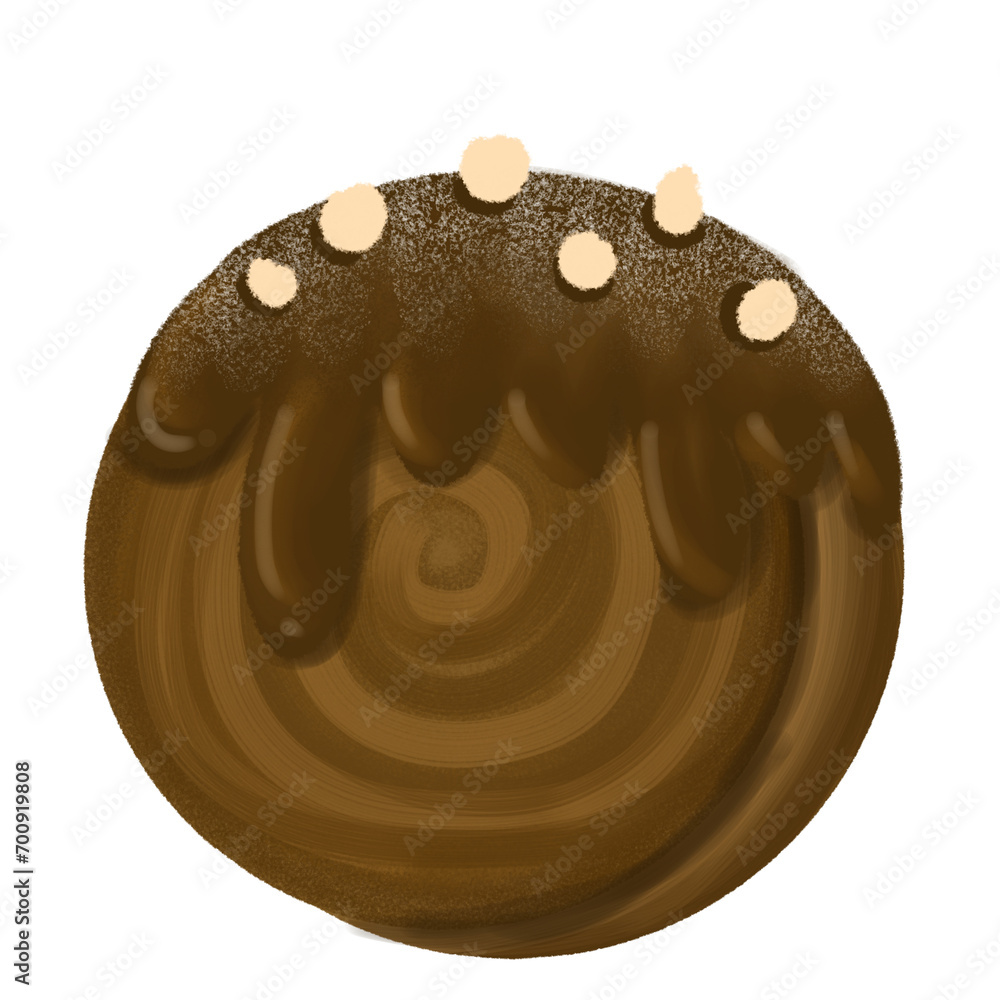 cake with chocolate cake with chocolate
