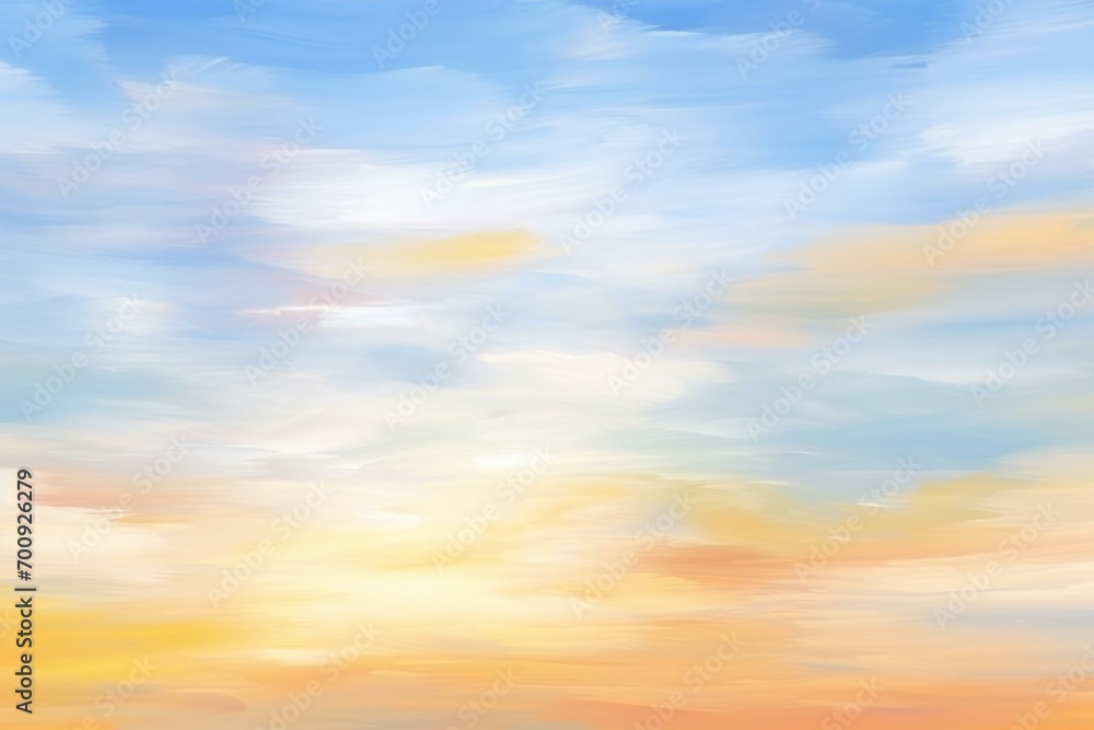 Sunset sky background with tiny clouds