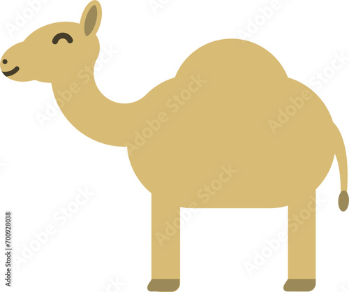 cartoon vector of a camel