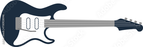 vector of an electric guitar musical instrument