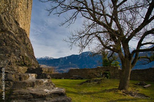 Burgruine Wartau in der Schweiz photo