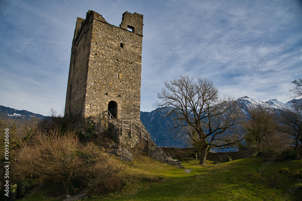 Burgruine Wartau in der Schweiz Burgruine Wartau in der Schweiz