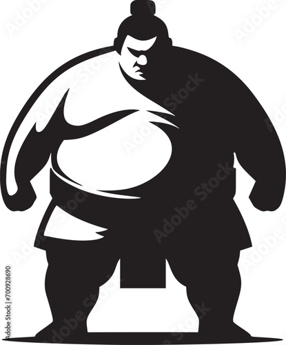 Sumo Wrestler Silhouette