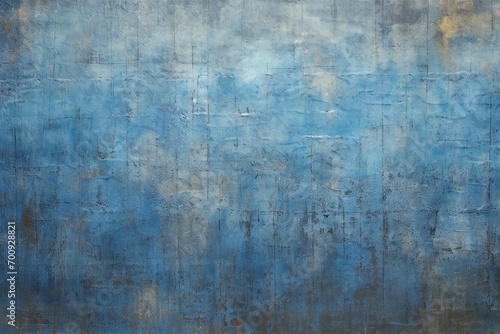 Blue grunge wall texture, Abstract background and texture for design © Picasso