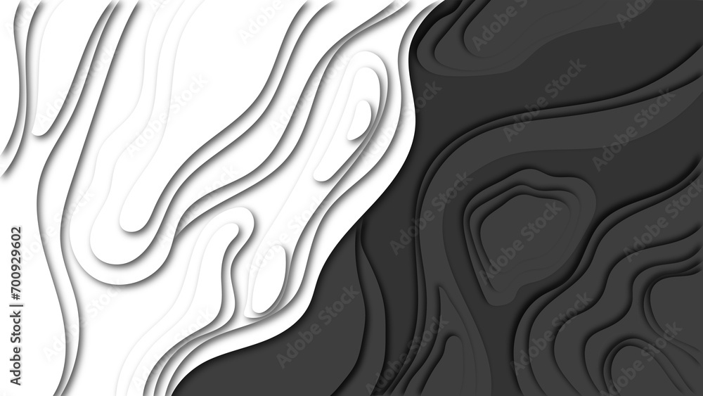 Fototapeta premium Minimal background black white