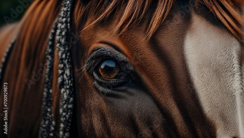 Horse  close up.