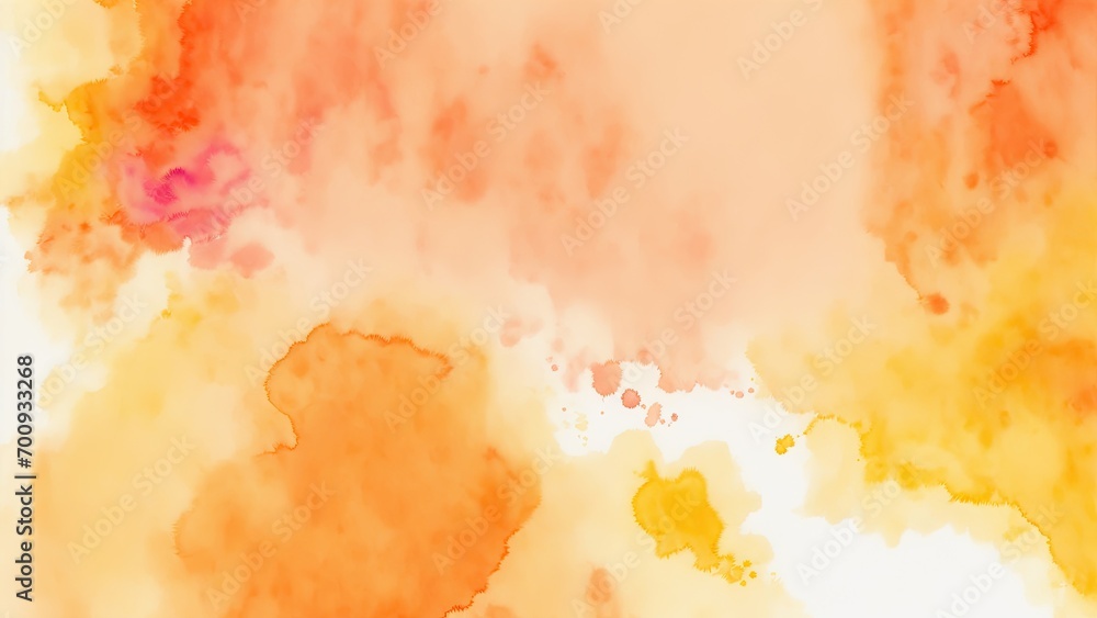Obraz premium Orange Tie Dye Colorful Watercolor background