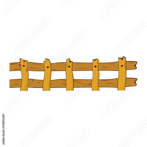 Wooden Fence Vector