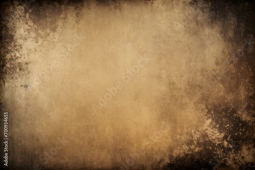 Grunge wall background. The distressed, rough elements are rendered in dark gold tones, creating a visually dynamic abstract design. Isolated in gold on a bold dark backdrop. 