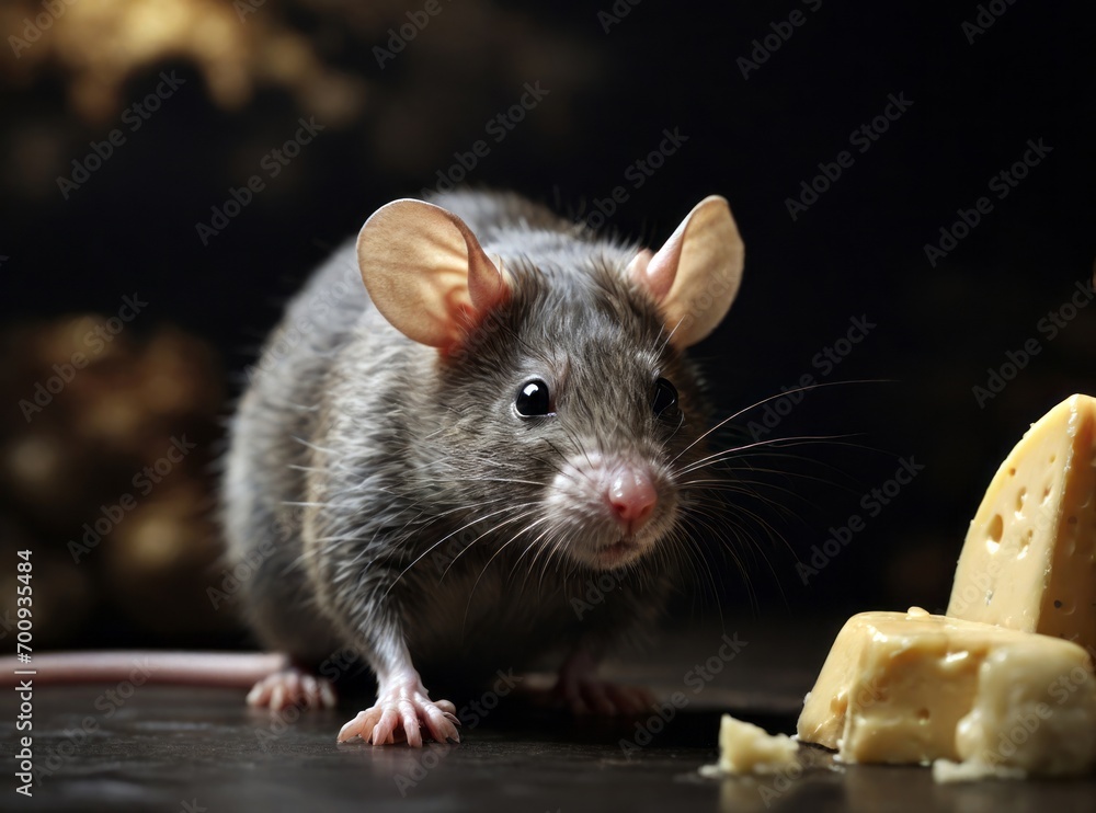 Rat and cheese. Generative AI. Rat and cheese. Generative AI.