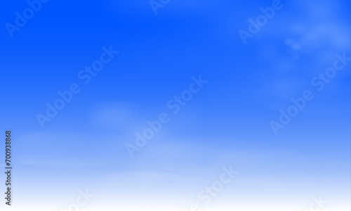 blue-sky vector with copy-space area with some clouds that can be used for abstract background © Deto