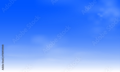 blue-sky soft vector with copy-space area with some clouds that can be used for abstract background photo