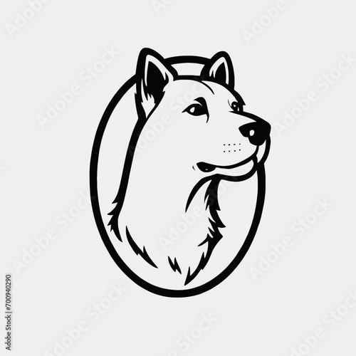 Fototapeta Naklejka Na Ścianę i Meble -  Dog Logo Design EPS format Very Cool 