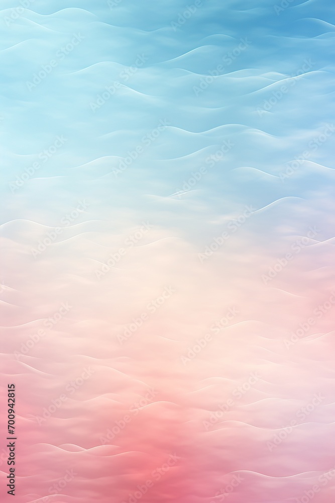 Rippled sky in pink and blue hues