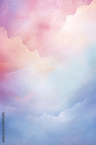 Pastel sky at dusk  cloud wisps