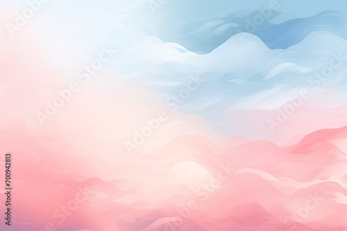 Abstract pastel clouds in a serene watercolor sky © miriam artgraphy