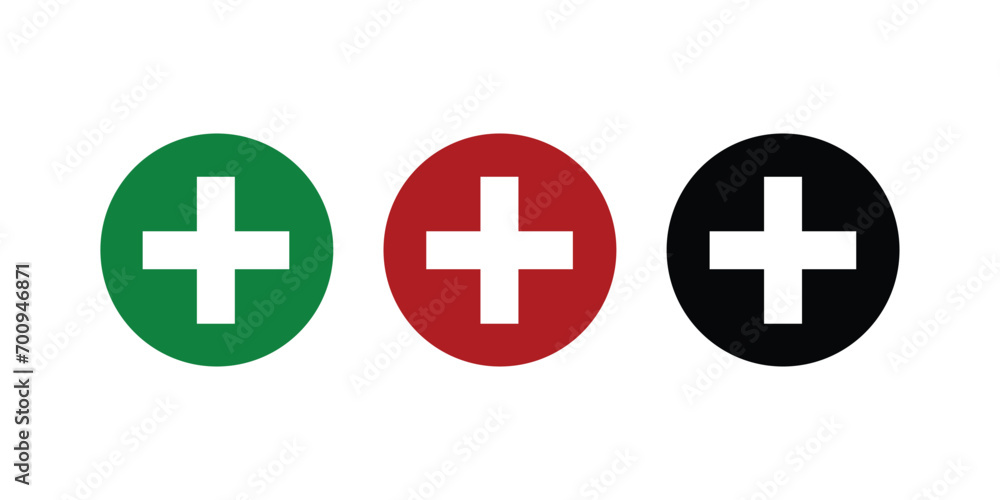 Fototapeta premium first aid medical health icon. medical emergency plus symbol