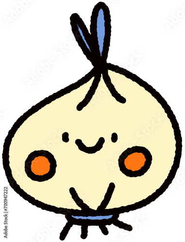 cute onion doodle photo