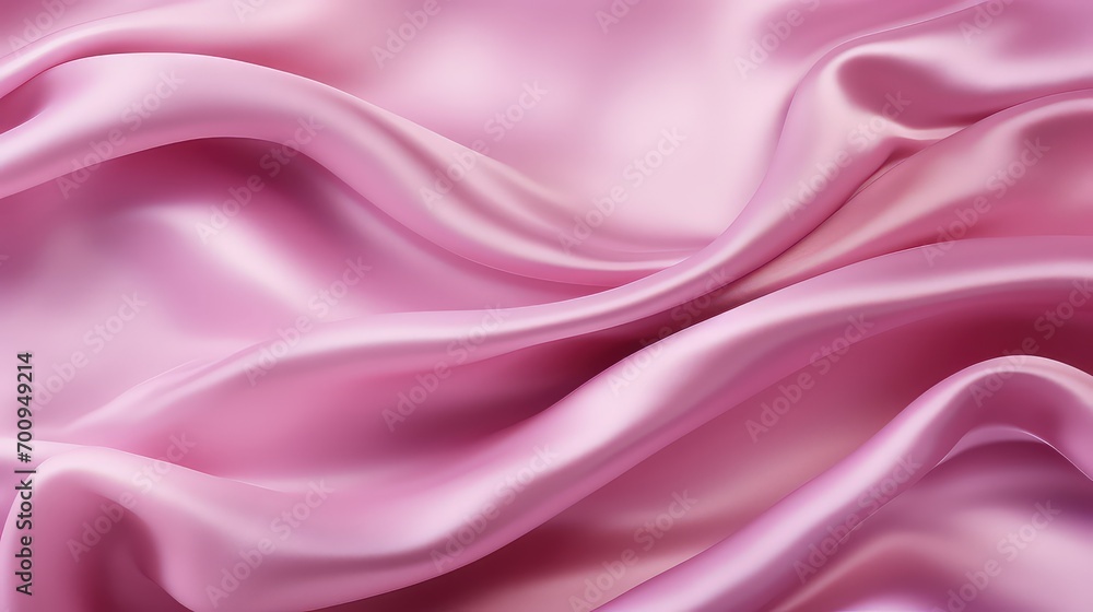 Fototapeta premium Smooth elegant pink silk or satin texture background
