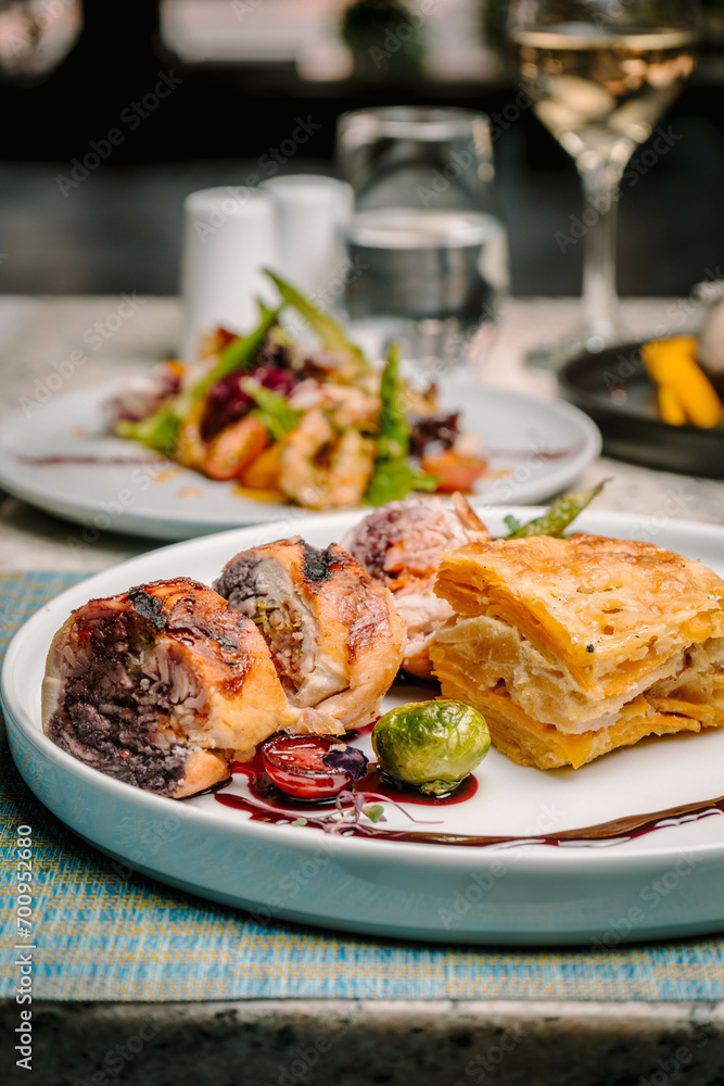 Food menu photobook for a restaurant or hotel. Food menu photobook for a restaurant or hotel.