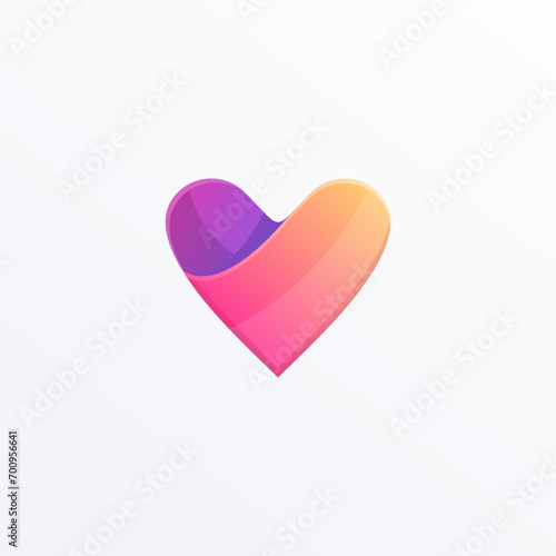 Colorful love vector design