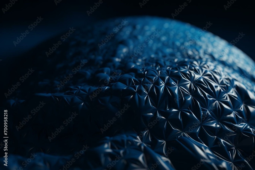 Fototapeta premium Blue abstract patterns for background. Generative AI