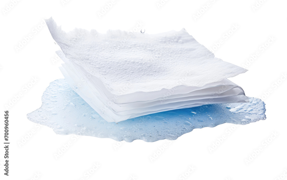 A Snapshot of Winter-Proof Makeup Remover Wipes on a White or Clear Surface PNG Transparent Background. A Snapshot of Winter-Proof Makeup Remover Wipes on a White or Clear Surface PNG Transparent Background.