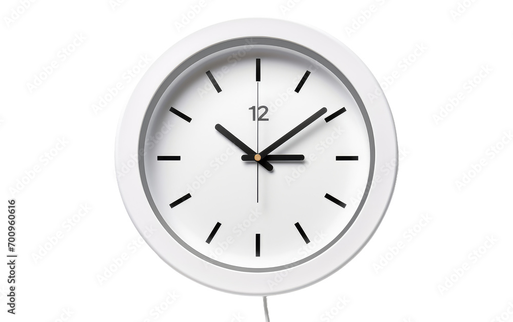 Exploring the Features of Wireless Charging Wall Clock on a White or Clear Surface PNG Transparent Background. Exploring the Features of Wireless Charging Wall Clock on a White or Clear Surface PNG Transparent Background.