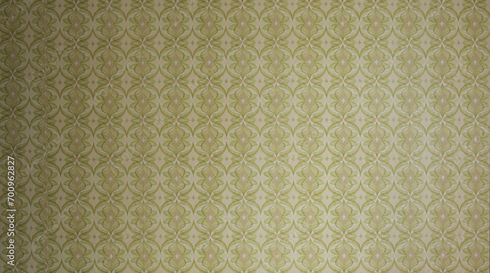 Old wallpaper on the wall. Old wallpaper for texture or background. Old wallpaper on the wall. Old wallpaper for texture or background.