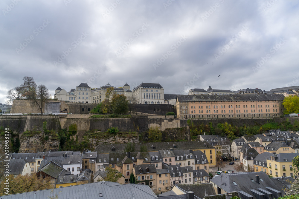 View to the city called Luxembourg