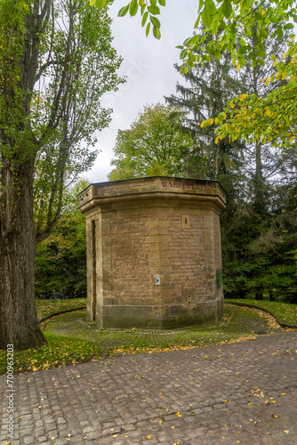 Water tower of the Rham plateau in the city Luxembourg © Matthias