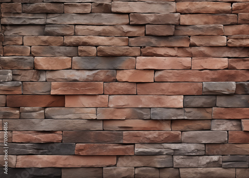 a brown stone wall pattern texture
