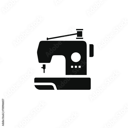 Sewing machine icon isolated on transparent background © Vandhira