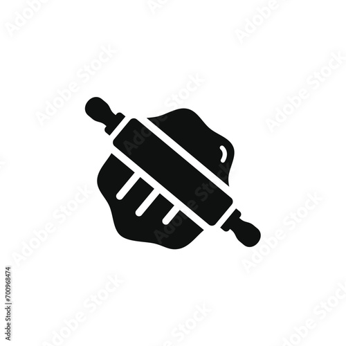 Rolling pin icon isolated on transparent background
