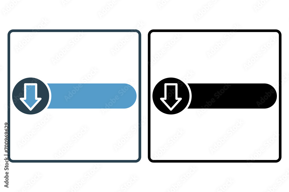 download button icon. icon related to download. suitable for web site, app, user interfaces, printable, ui etc. solid icon style. simple vector design editable download button icon. icon related to download. suitable for web site, app, user interfaces, printable, ui etc. solid icon style. simple vector design editable