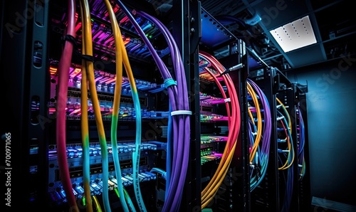 A Network of Powerful Servers in a State-of-the-Art Data Center