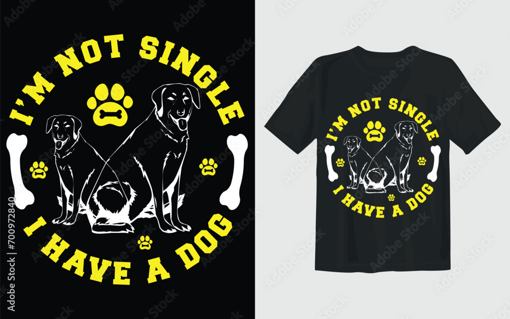 Naklejka premium Pet Tshirt Design, Custom Tshirt Design