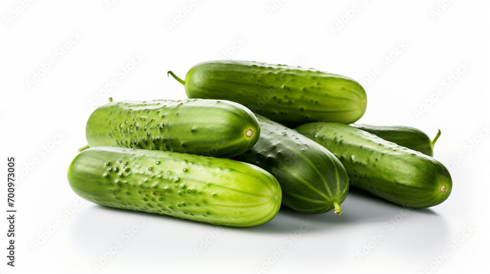 Cucumber or cucumbers on a white background Cucumber or cucumbers on a white background