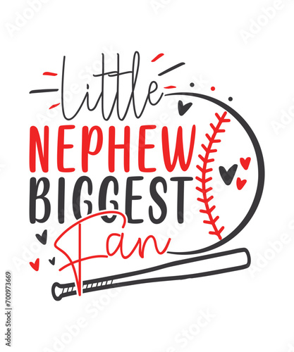 Photography Little nephew biggest fan baseball love, Baseball SVG Bundle - Baseball Quote Bu